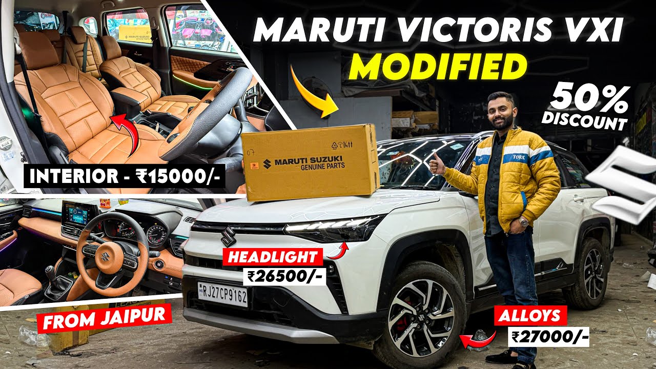 2026 MARUTI VICTORIS ZXI MODIFICATION FROM JAIPUR✅MARUTI VICTORIS BASE TO TOP MODIFIED WITH PRICE✅