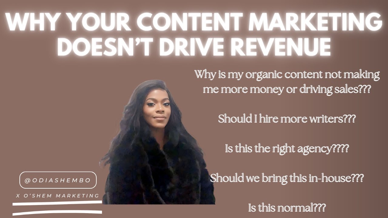 What it **REALLY** takes to generate Organic Revenue from your content marketing