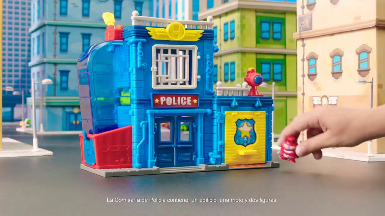 🧸 Superzings - Estaci&oacute;n de Policia con dos exclusivas figuras