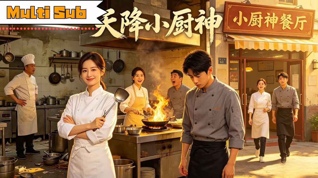 【全集】瘸腿總裁爲人詬病的傻子女兒竟被天才厨神給附身了？！當衆遭人欺辱她忍無可忍，果斷出手亮出厨神水準驚艷全場，竟還治好了總裁的頑疾，天降小厨神也是天降小福星！《天降小厨神》