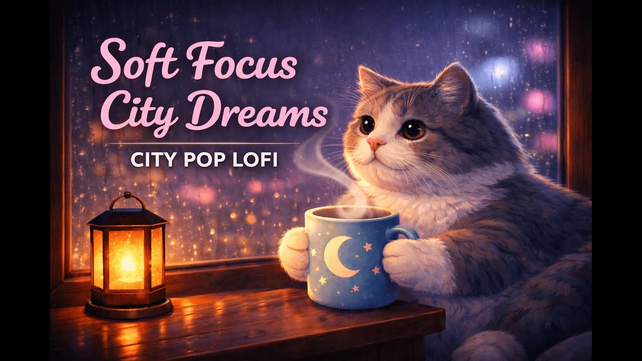 Soft Focus City Dreams 🌙 | City Pop Lo-Fi Beats for Late Nights & Focus