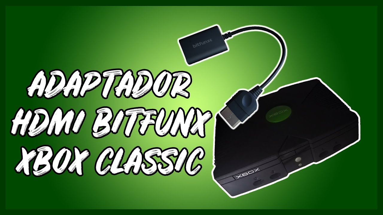 Adaptador HDMI Bitfunx para Xbox Clássico