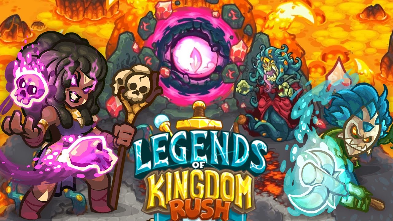 Legends of Kingdom Rush - Босс-провидица Ириза против Бруксы | межпространственная угроза