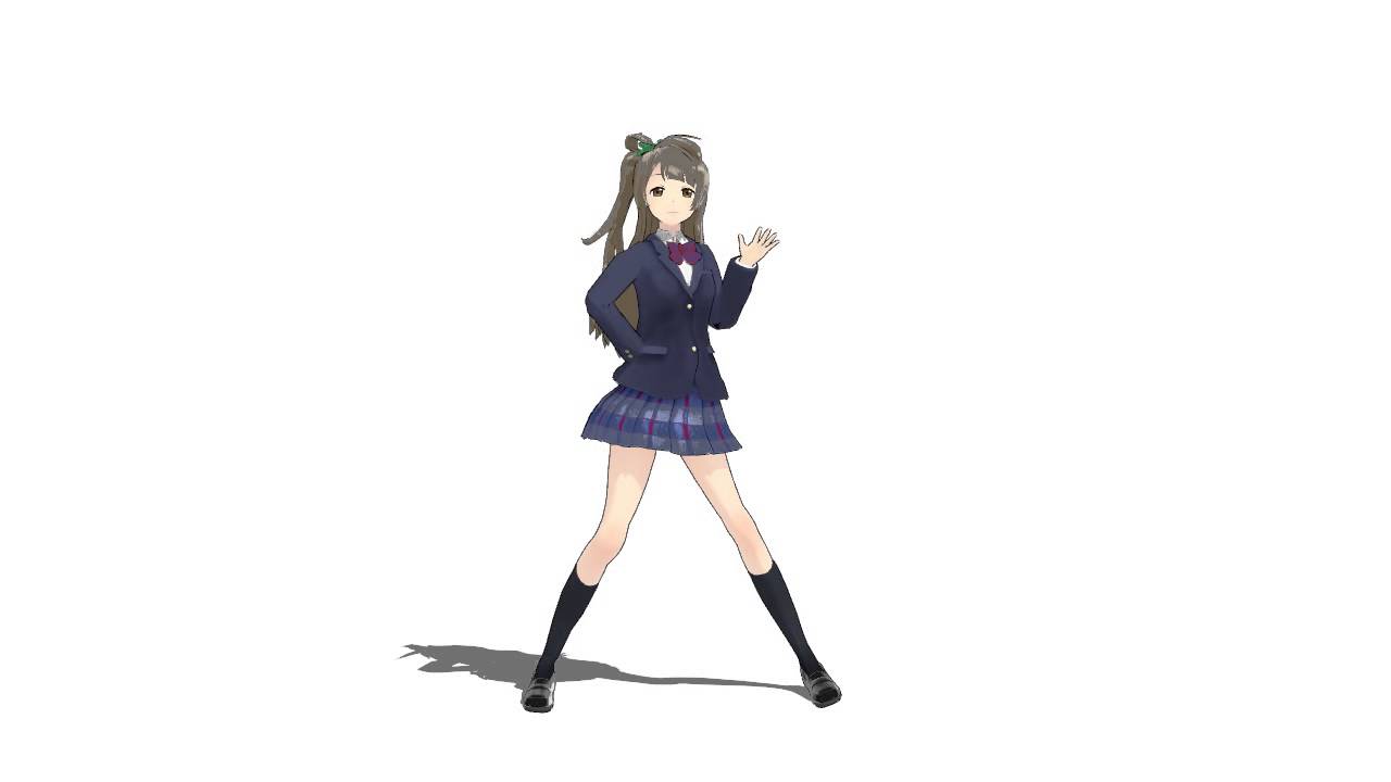 【MMD】ラブライブ！南ことりちゃんがシューティングスターを踊ってくれたよ