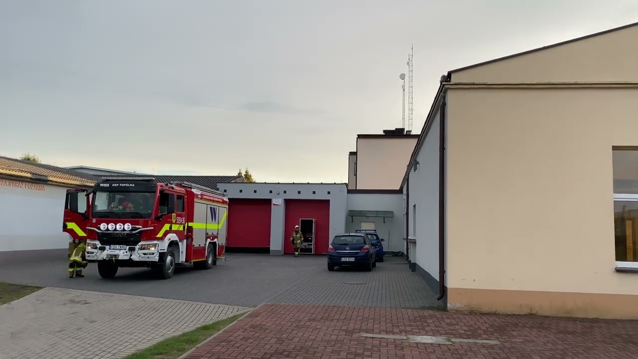 OSP Topólka On Call Fire Fighters Siren Demo (Ex-Air Raid siren)