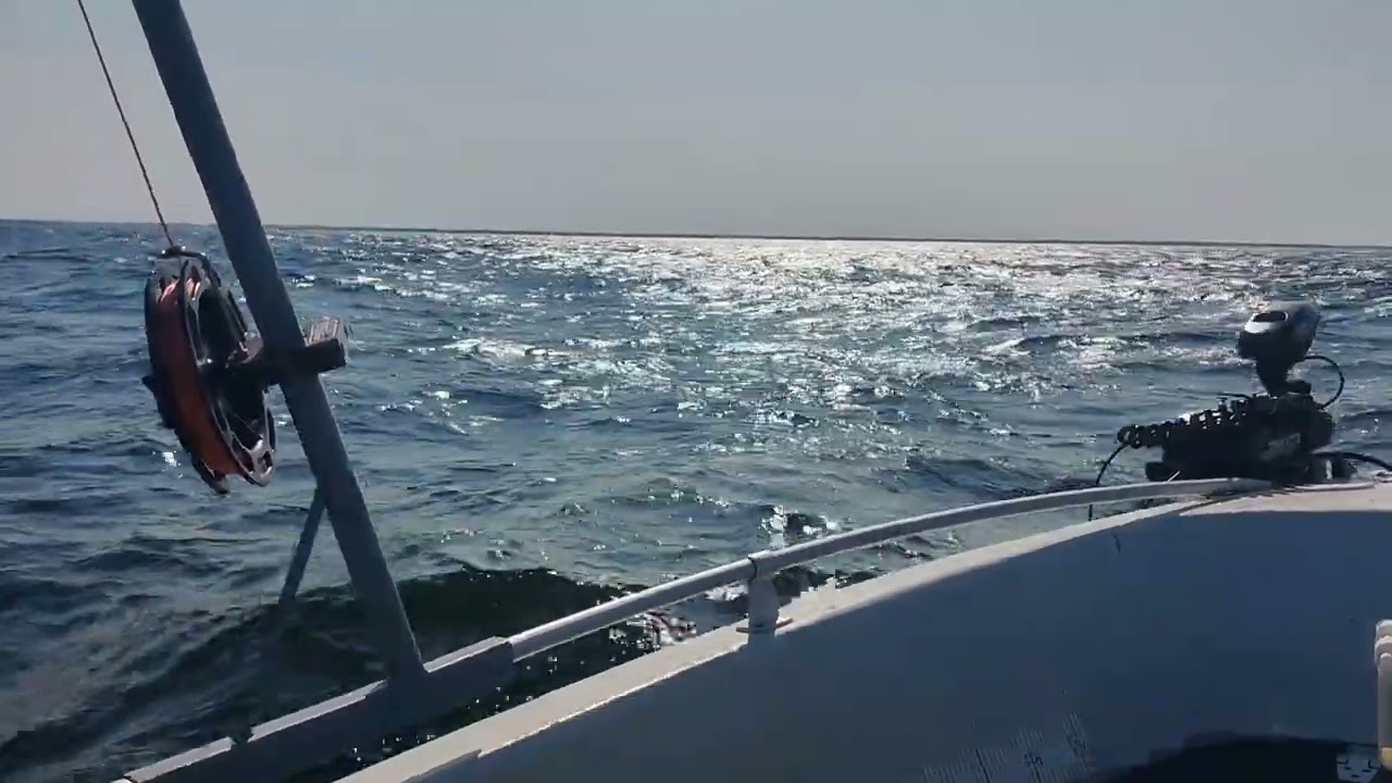 Salmon trolling in choppy waters - Kaskinen 19.5.2023