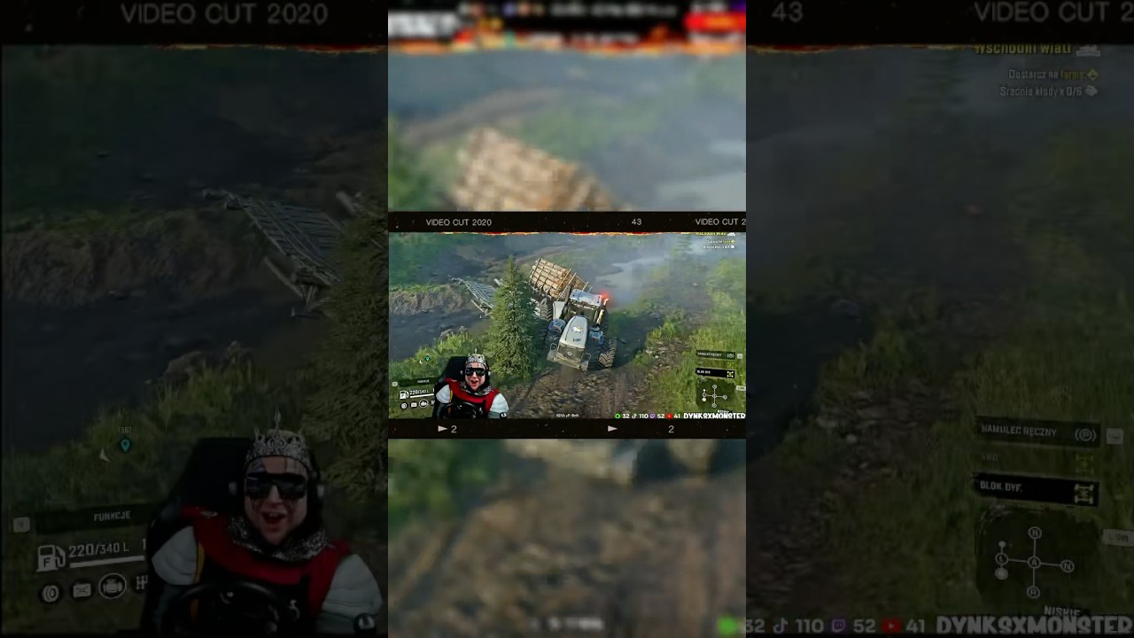 Dzień lamy 🤣 no c&oacute;ż zdarza się najlepszym hah #gamingontiktok #snowrunner #lama