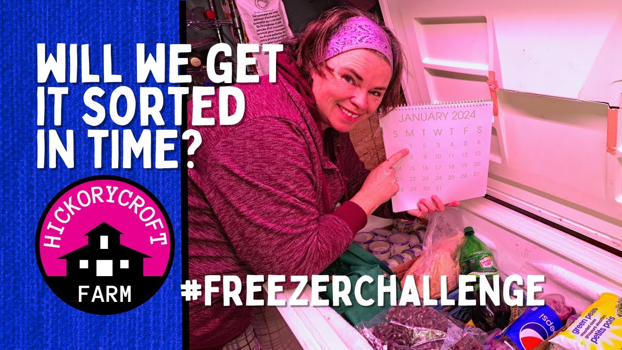 FREEZER CHALLENGE: Organizing Our Freezers Before The Pantry Challenge Cleanout And Tour (PART 1)