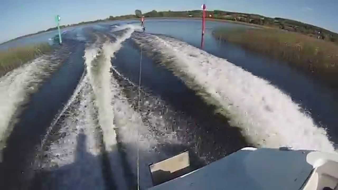 Adventure Sports Ireland - Wakeboarding Carrigeen Cut - Narrow Channel - HD