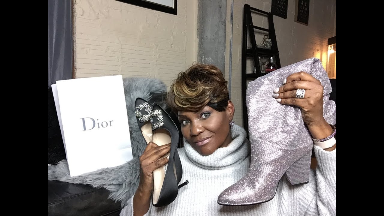 COLLECTIVE LUXURY HAUL! FT DIOR, STUART WEITZMAN GLITTER BOOTS......ETC