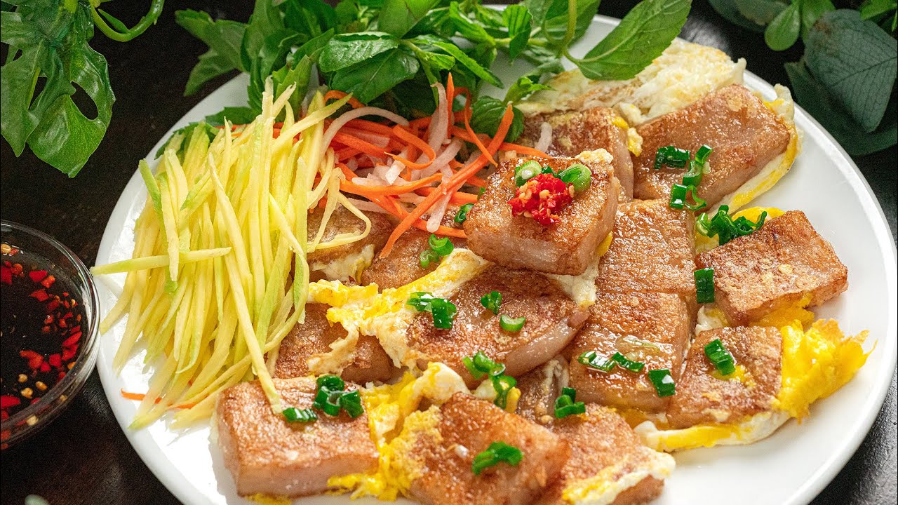 Chỉ Cần 5 Phút Trộn Bột Chiên Kiểu Mới – Công Thức Nước Chấm Đặc Biệt | Fried Rice Flour Cake Recipe