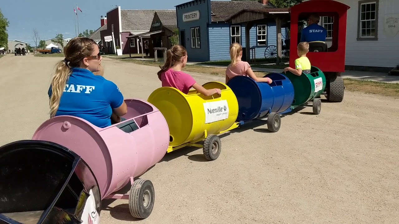 Barrel Train Rides at Mennonite Heritage Village