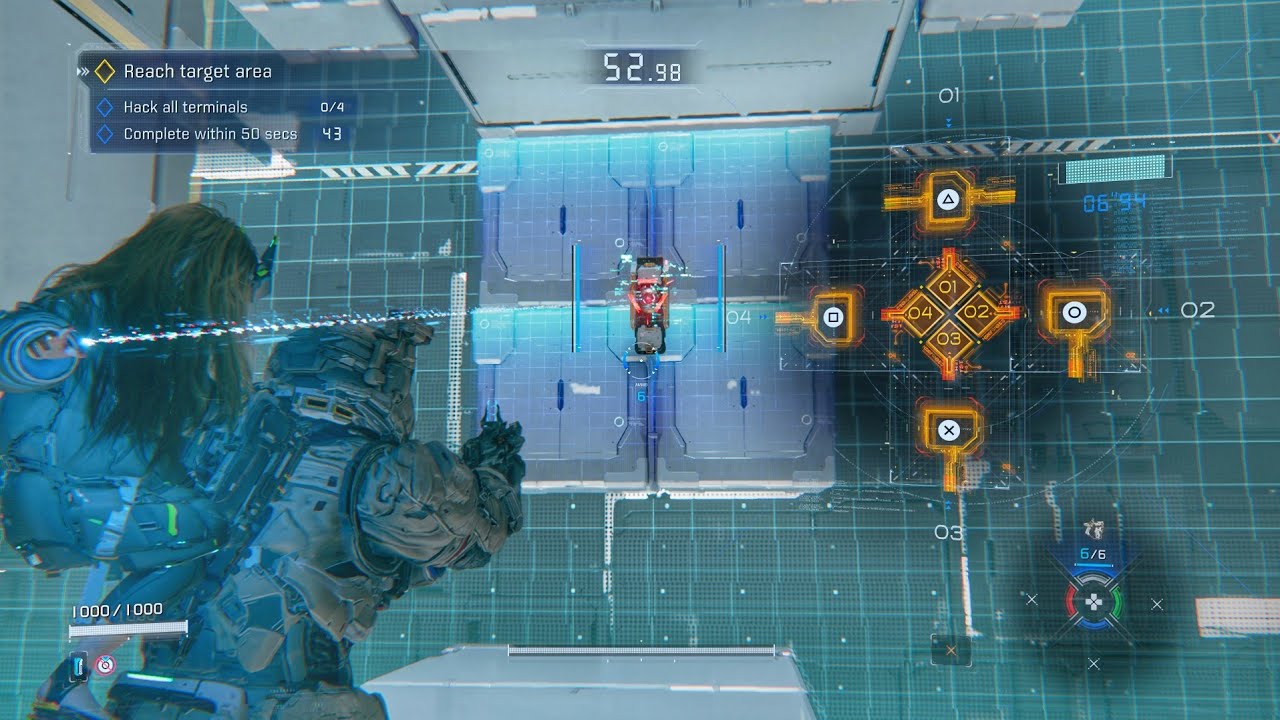 PRAGMATA | Panic Scramble - Training Simulations Gameplay