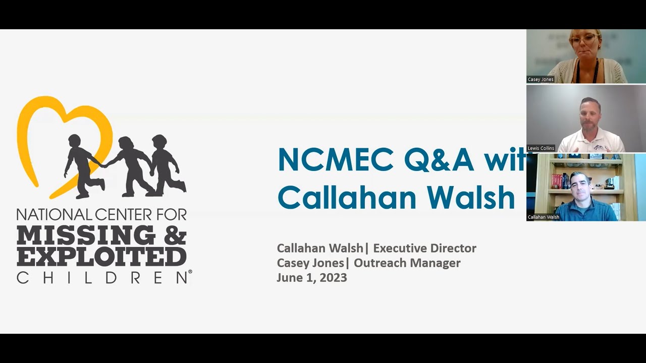 NCMEC Interview with Lewis Collins