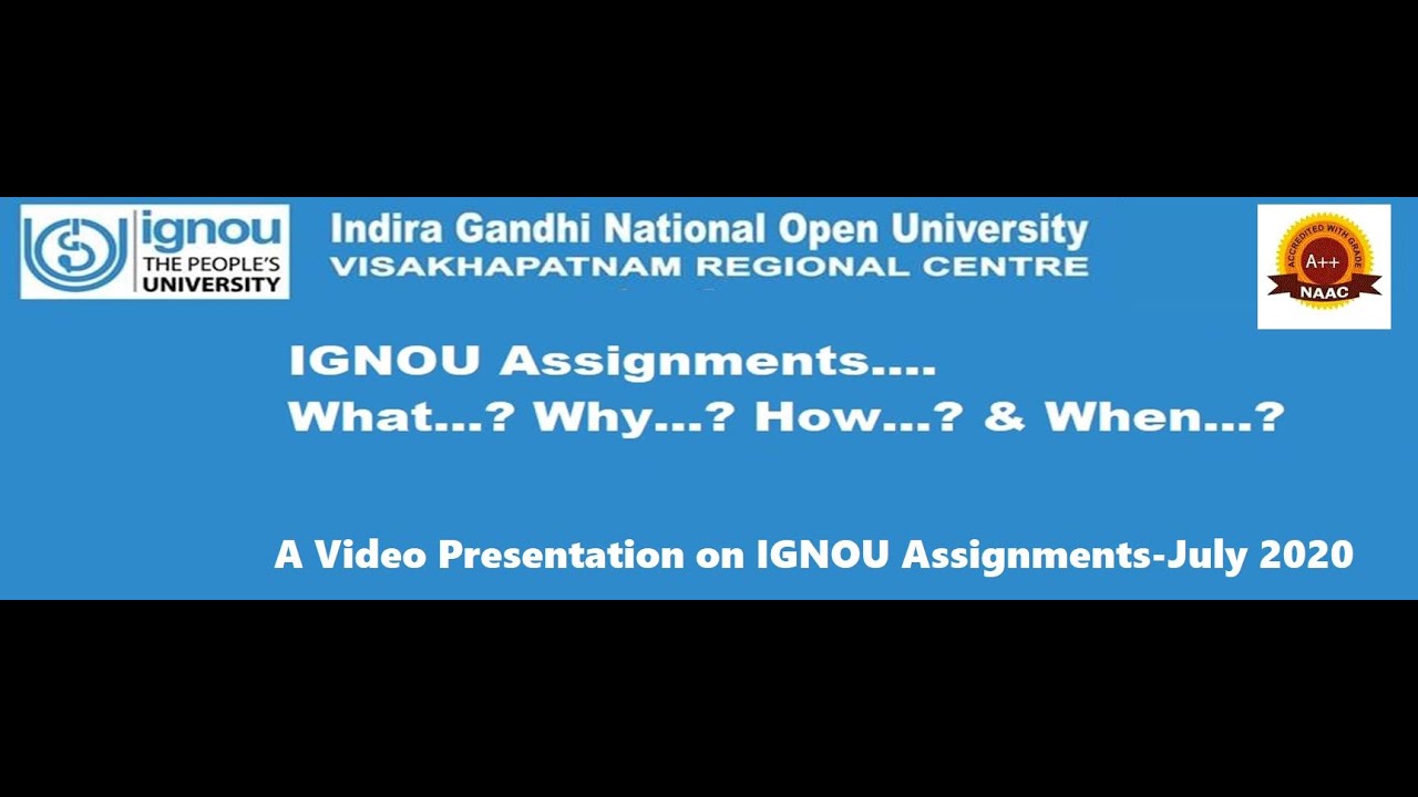 How to write IGNOU assignments  - July 2020 Session