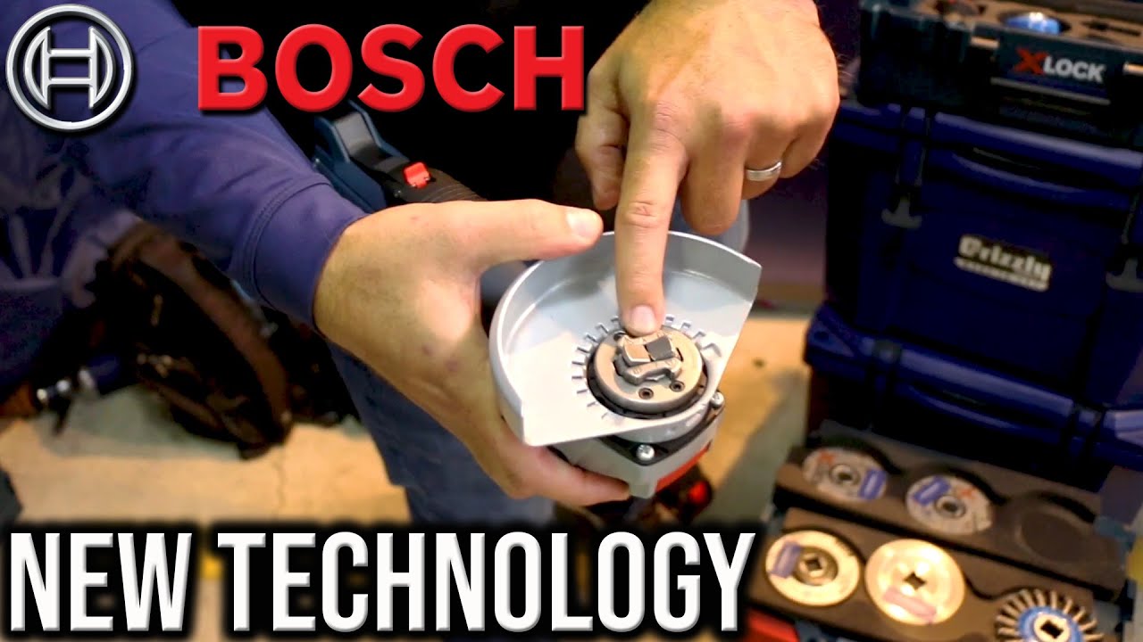 Bosch Tools X LOCK Angle Grinder And Accessories (NEW TECHNOLOGY YOU NEED TO SEE)