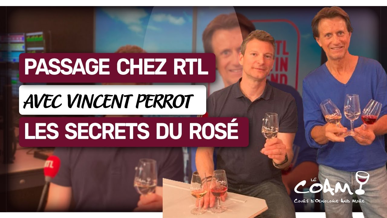 Passage sur RTL🎙️: Savoir apprécier le VIN ROSÉ🍷
