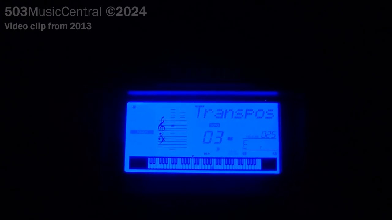 Ode to Joy (Hard Rock Style), Transposed to G (Yamaha PSR-E433)