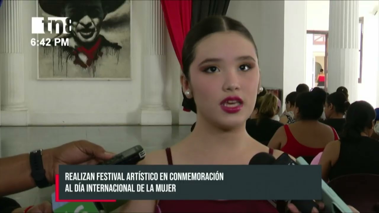 Realizan festival artístico en conmemoración del Día Internacional de la Mujer