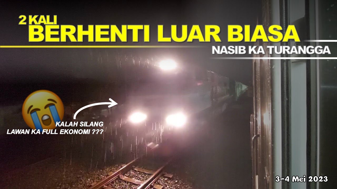 #6/6 Banyak KETERLAMBATAN Sepanjang Perjalanan‼️ | 2023 05 03 | Trip KA Turangga Promo Contraflow