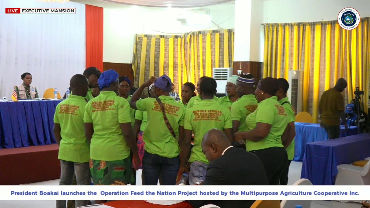 President Boakai launches Operation Feed the Nation.