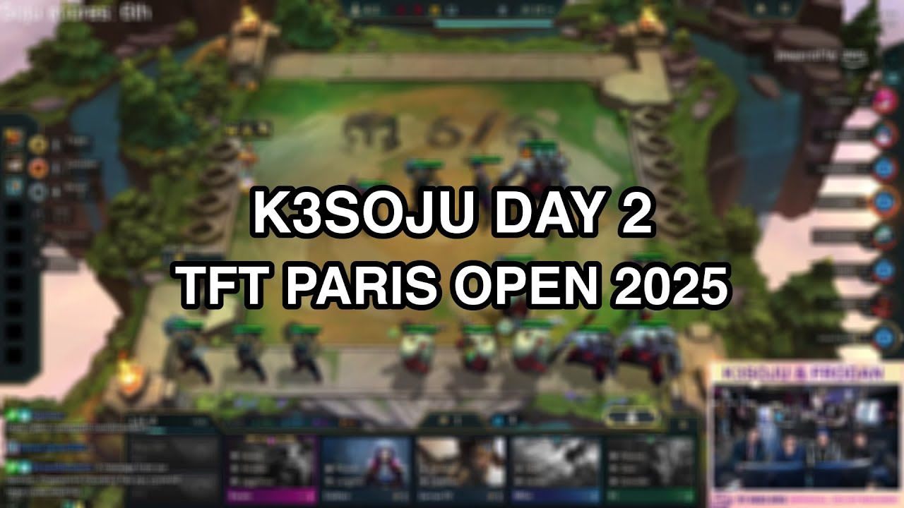 k3soju | TFT PARIS OPEN 2025 | DAY 2 | FULL VOD