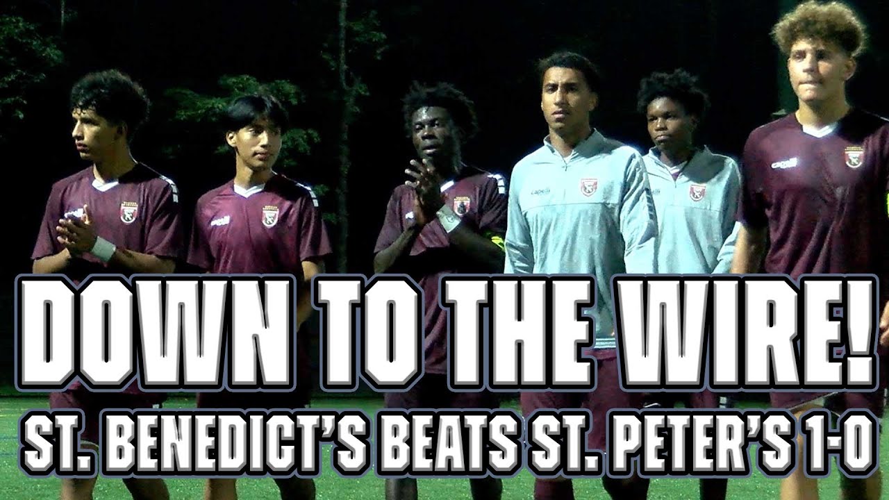 St. Benedict's Prep 1 St. Peter's Prep 0 | Футбол среди мальчиков средней школы | Безумная концов...