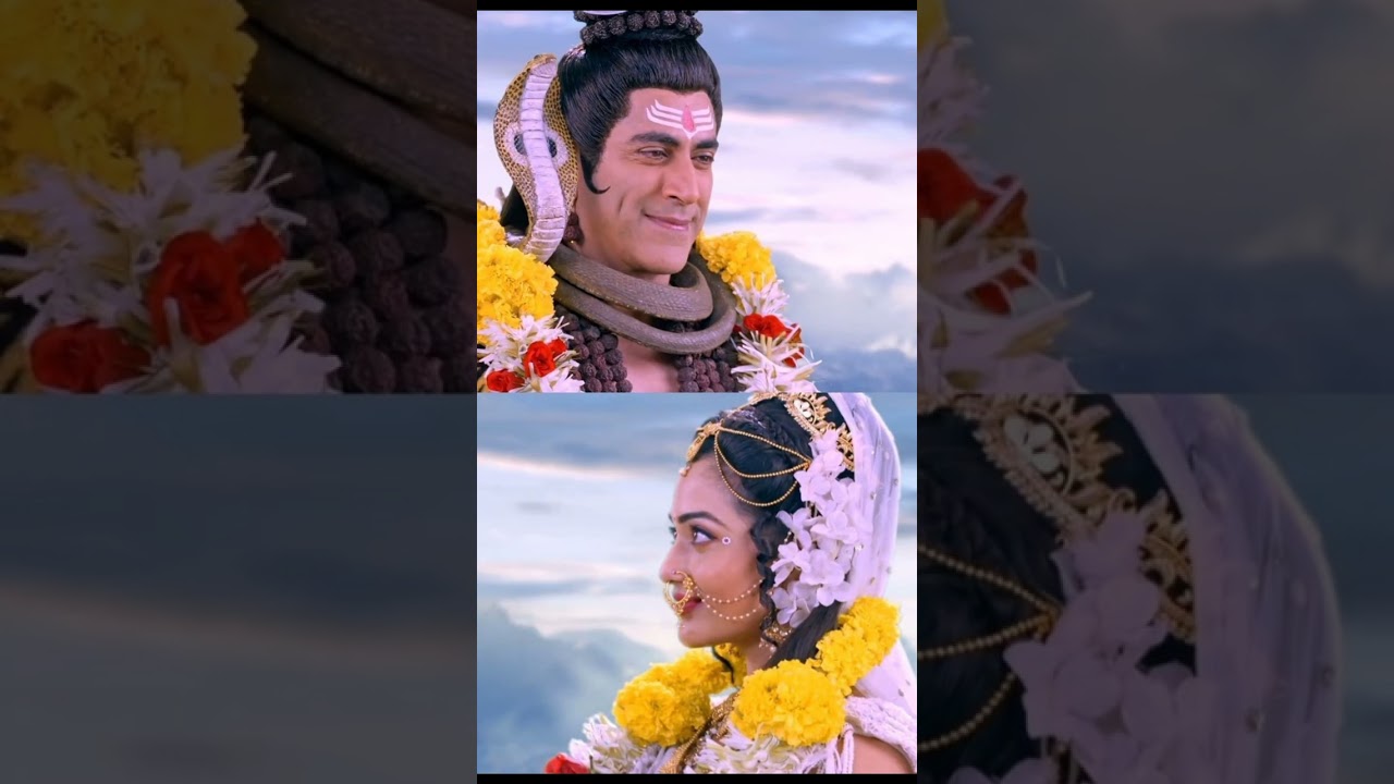 Shiv ji and Parvati wedding 💍 video status ✅ #wedding #shiva #short #bhole #parvati #lovestory