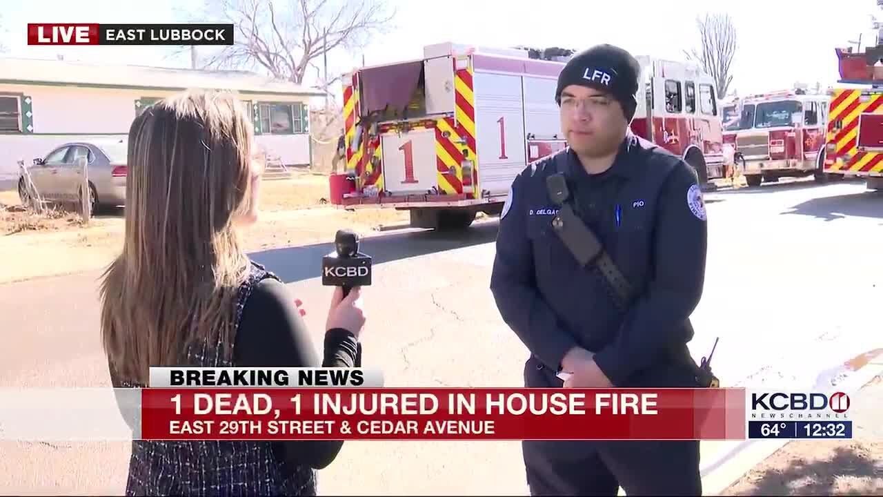 1 dead, 1 injured in east Lubbock house fire