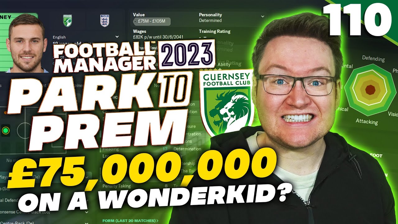 Park To Prem FM23 | Episode 110 - &pound;75,000,000 SIGNING | Football Manager 2023