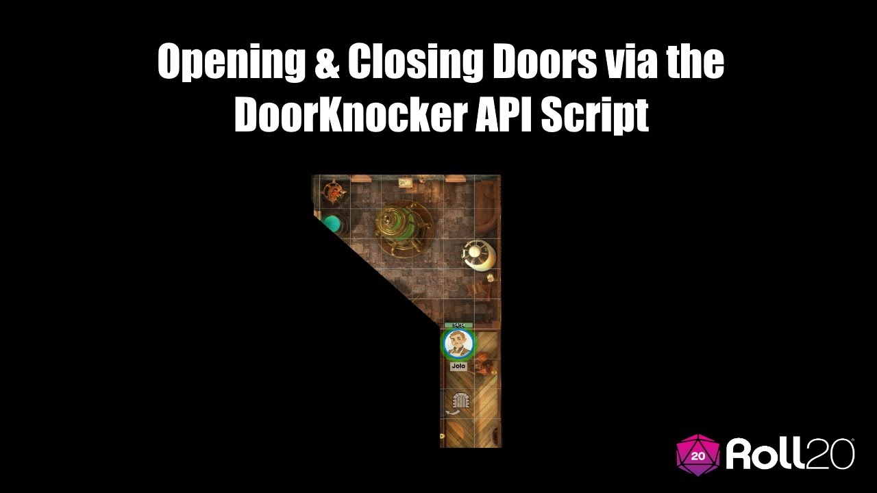 Opening & Closing Doors via the DoorKnocker API in Roll20