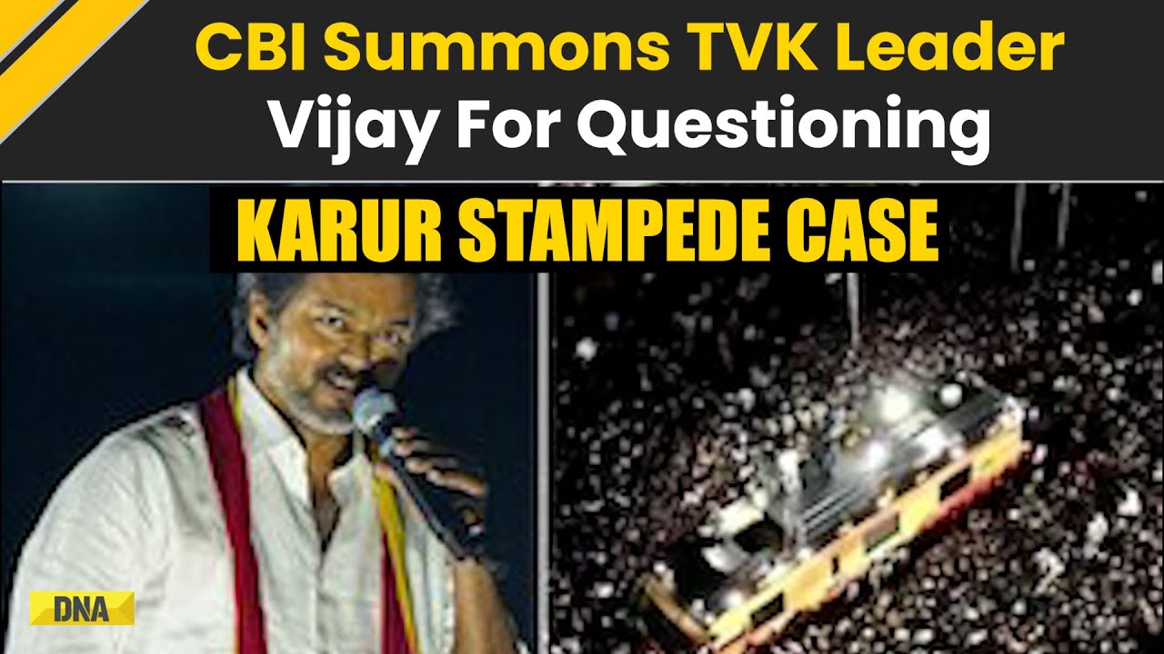 Karur Stampede Case: CBI Summons TVK Chief Vijay For Questioning On Stampede Case