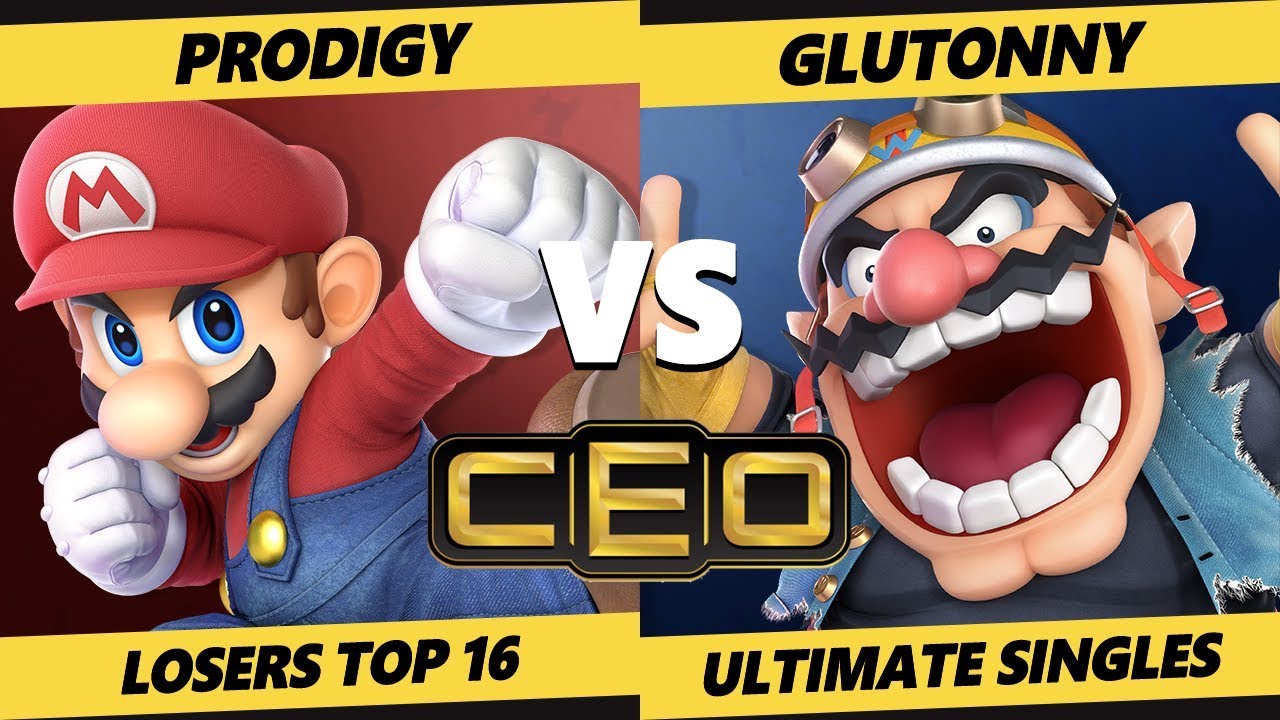 CEO 2019 SSBU - A | Prodigy (Mario) Vs. SLY | Glutonny (Wario) Smash Ultimate Tournament L Top 16