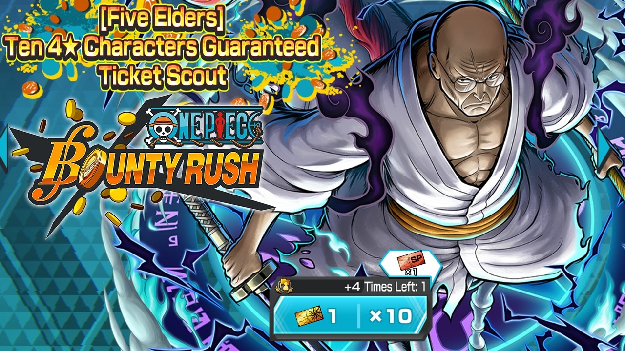 Открываем билетик деда!! | Five Elders Ticket Scout | One Piece: Bounty Rush | OPBR