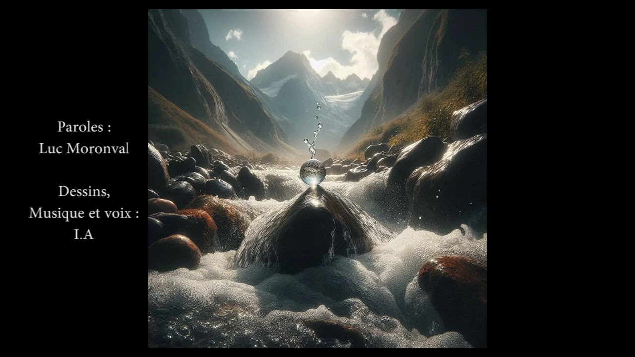 La goutte d'eau. Paroles de Luc Moronval