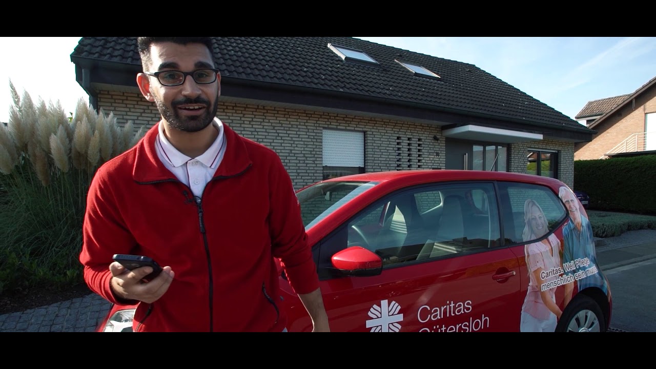 Pflegefachkraft in der ambulanten Pflege der Caritas