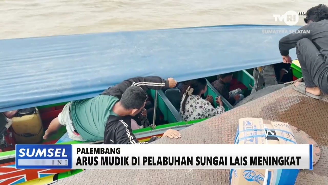 SUMSEL HARI INI - ARUS MUDIK DI PELABUHAN SUNGAI LAIS MENINGKAT