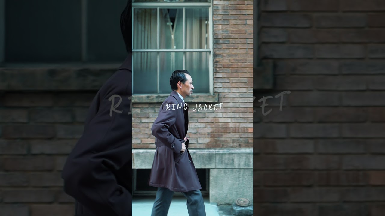 2024 autumn & winter collection　-single raglan sleeve coat- #shorts