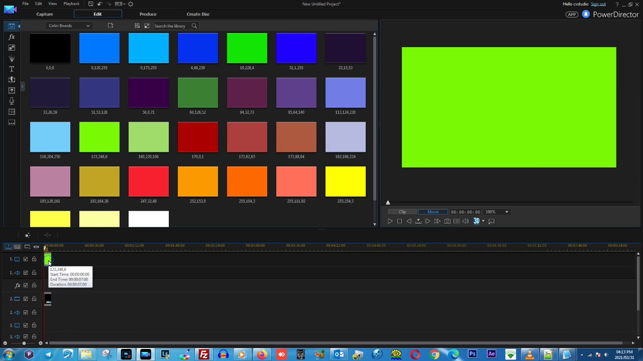 Powerdirector Dragging Lower Third to Another Part of The Screen