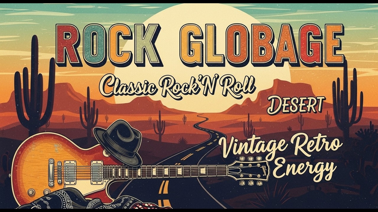 Best Rock Global Vintage 🤘 Classic Rock N Roll Desert 🎸 Vintage Retro Energy