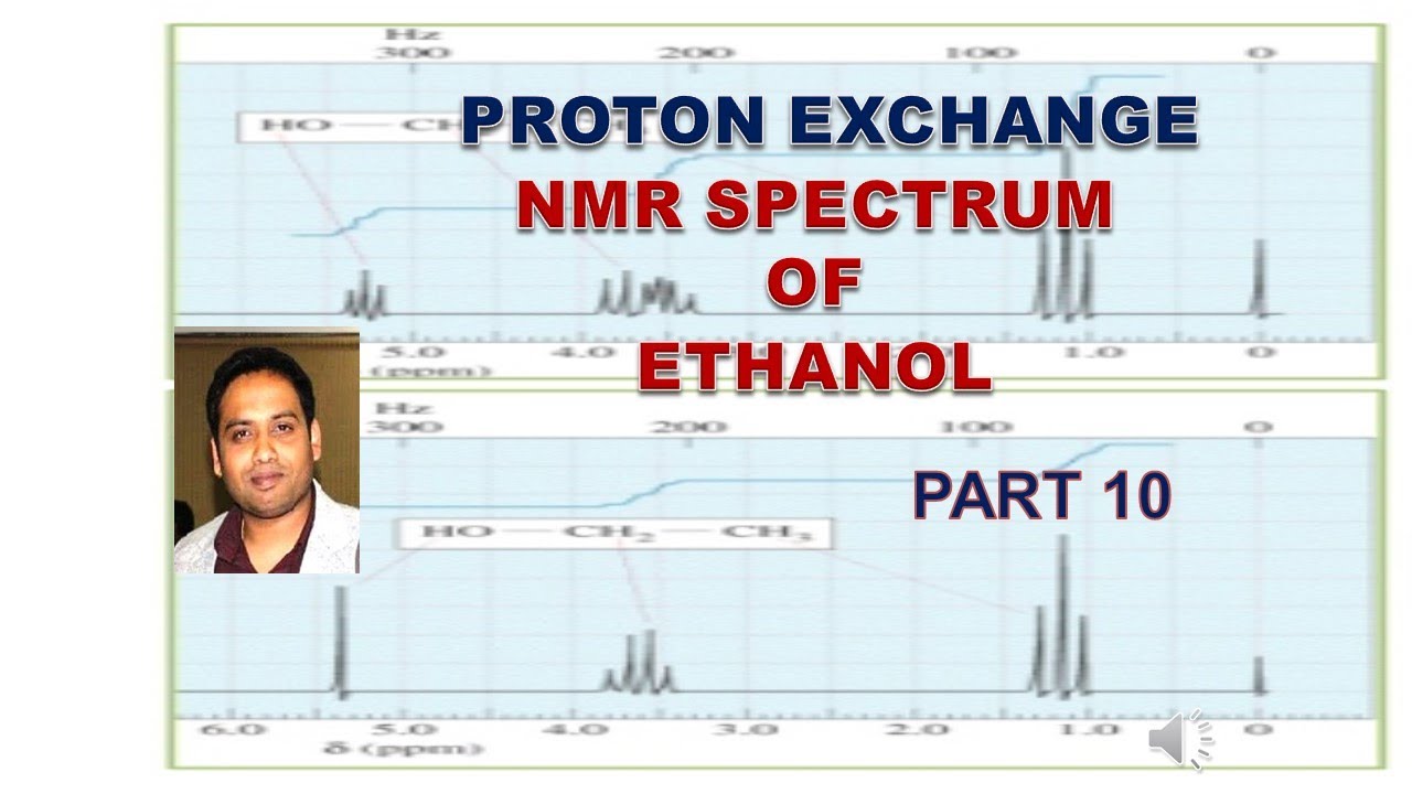 PART 10: PROTON NMR SPECTRUM OF ETHANOL (PROTON EXCHANGE)