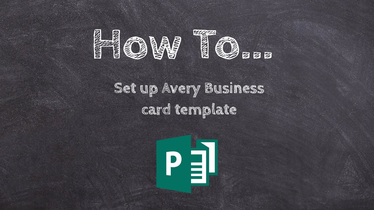 How to use Avery business card pre-punched cards (Avery 8371)