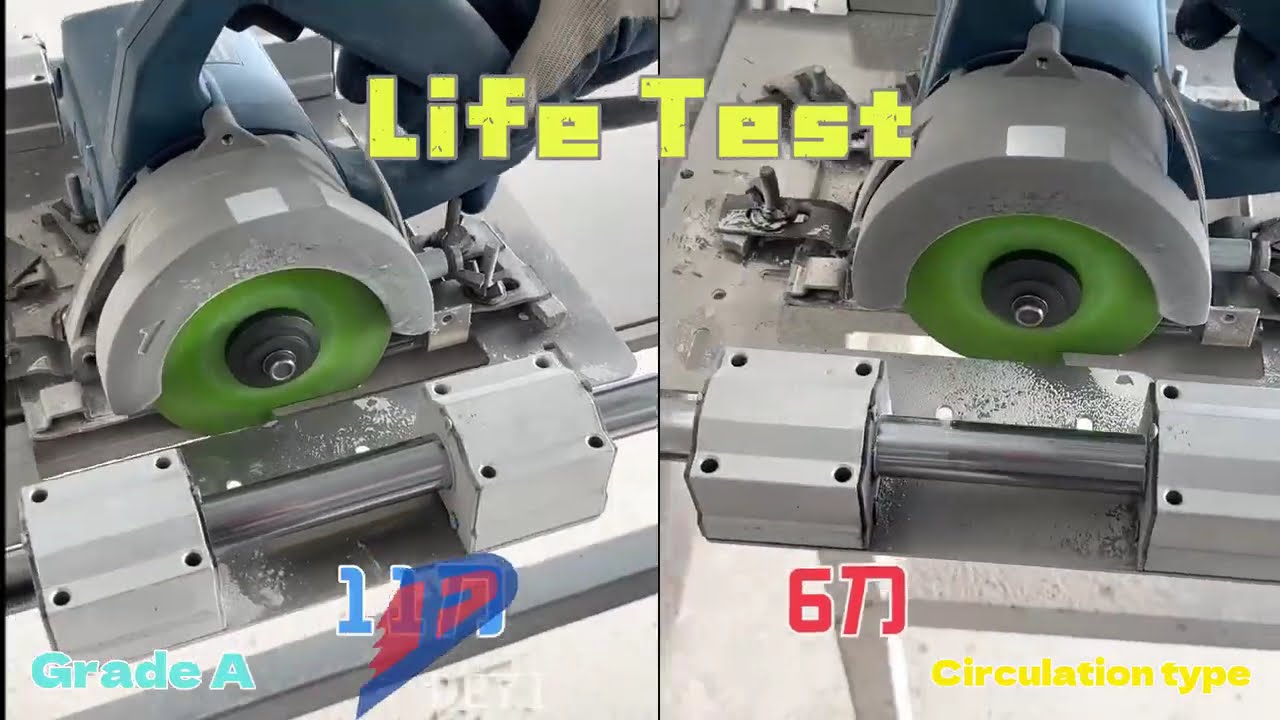 diamond saw blade for glass Comparison test
