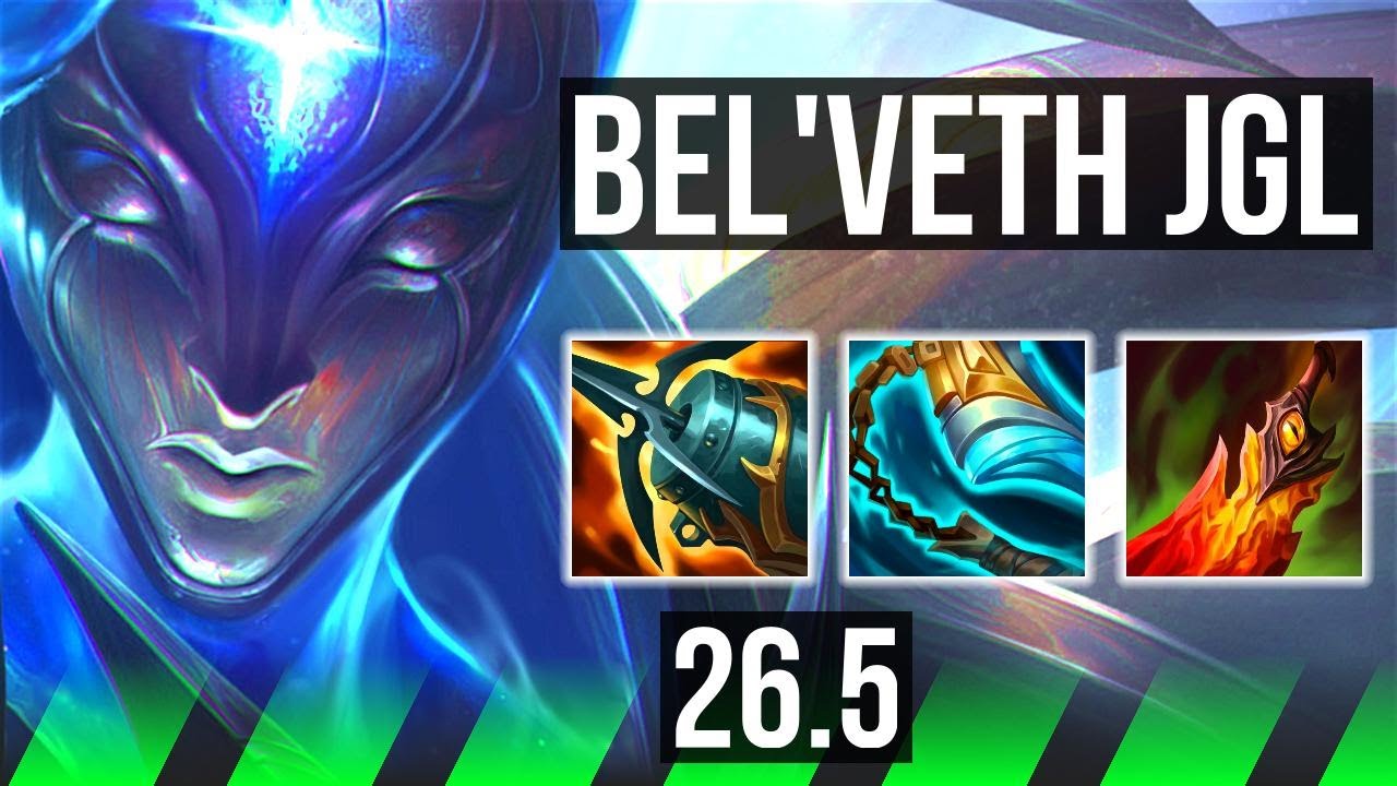 BEL'VETH vs ZAAHEN (JGL) | Perfect KDA: 18/0/9 | EUW Master | 26.5