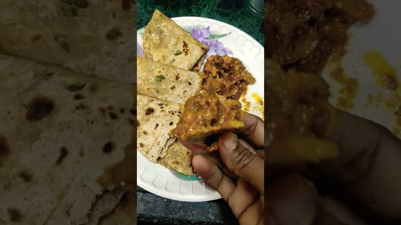 Night dinner chappathi with broccoli masala #shorts #food #foodie #broccoli
