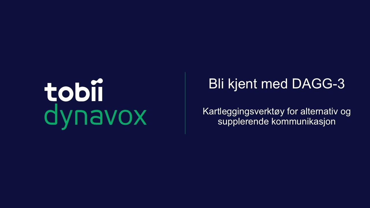 Bli kjent med DAGG-3  -  kartleggingsverktøy for ASK