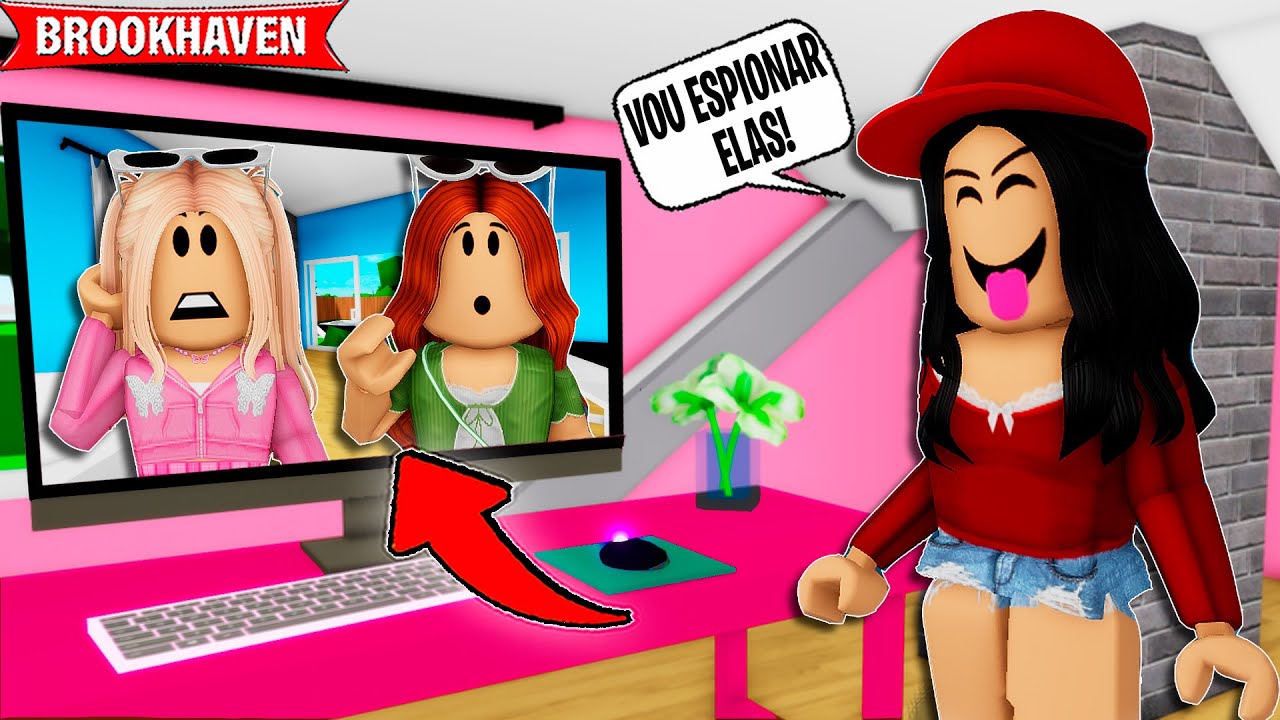 A MENINA que ESPIONAVA as PESSOAS pelas CAMERAS | Historinhas Brookhaven Roblox Bibi e Lud