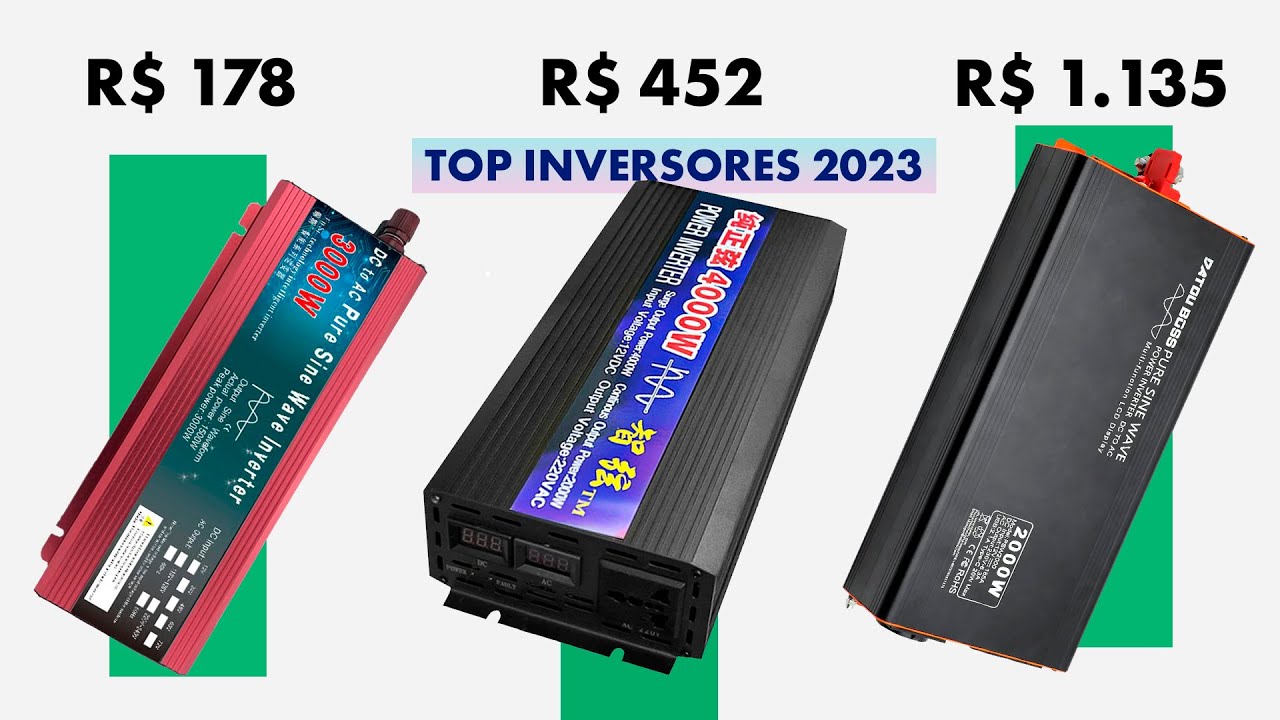 TOP inversores 2025: os melhores inversores da Aliexpress. Pura onda sinusoidal!