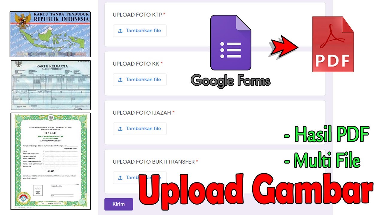 MUDAH, CARA UPLOAD DAN TAMPILKAN BANYAK GAMBAR DI GOOGLE FORM
