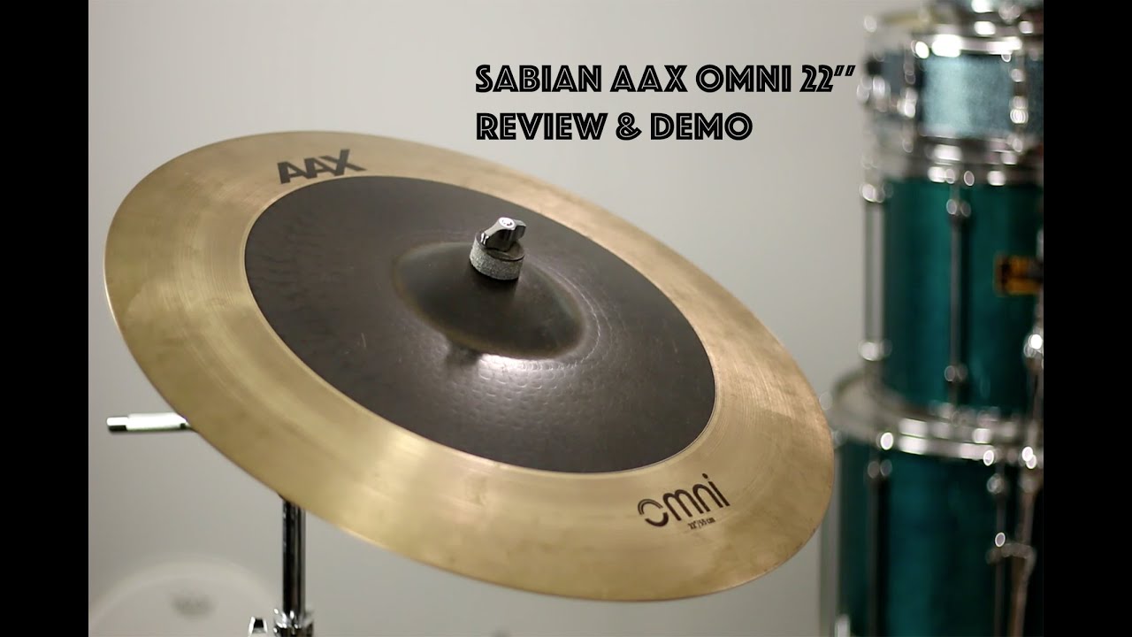 Sabian Omni AAX Ride 22'' Cymbal Review & Demo